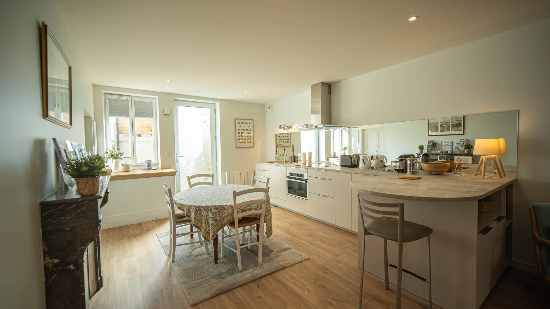 Le studio côté cuisine