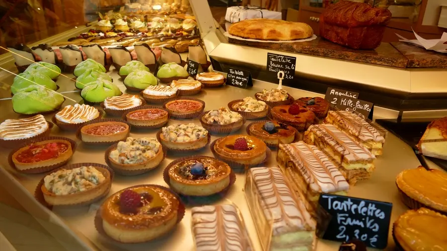 Vitrine pâtisseries