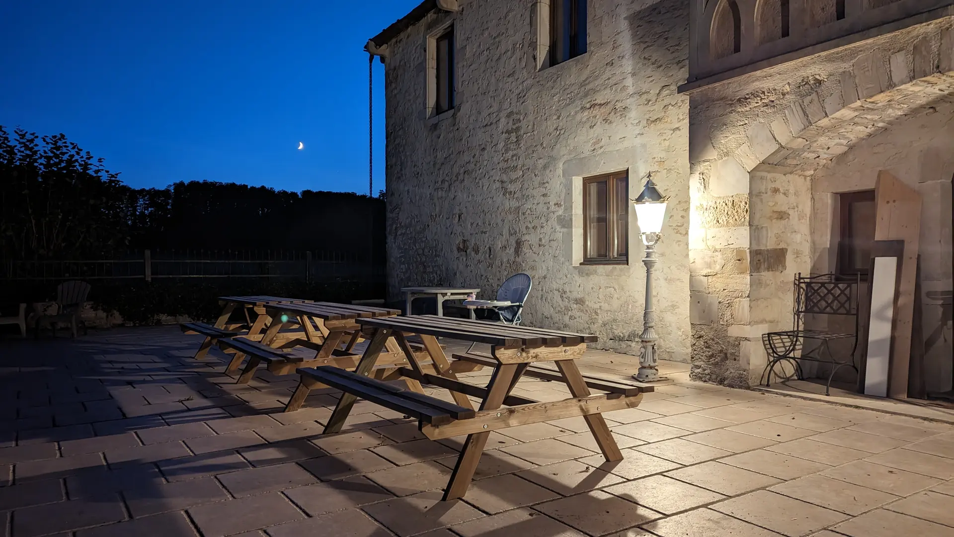 Terrasse de nuit