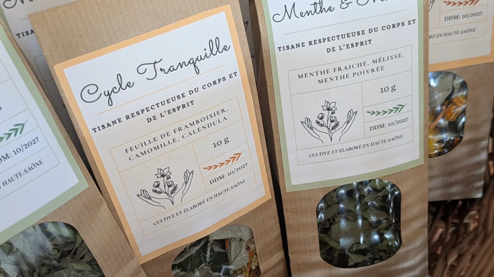 Paquets tisane