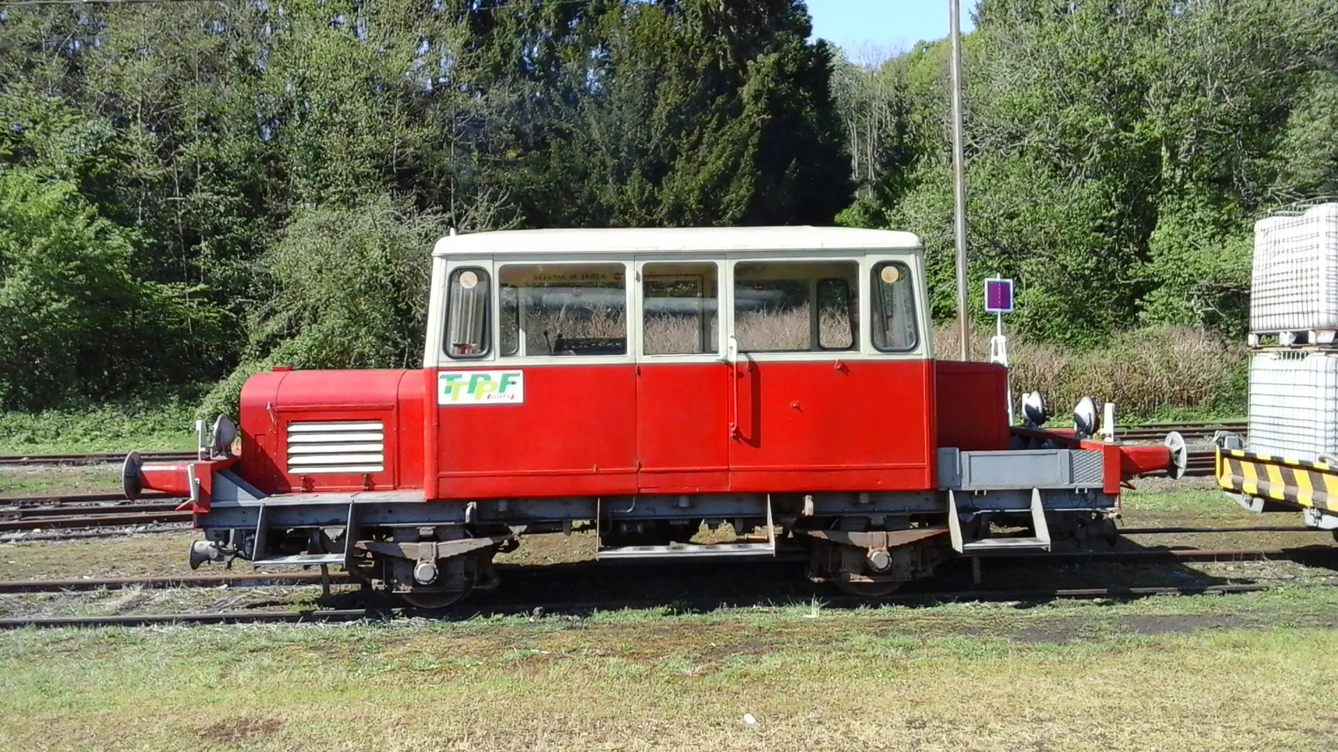 Draisine DU 50 en gare