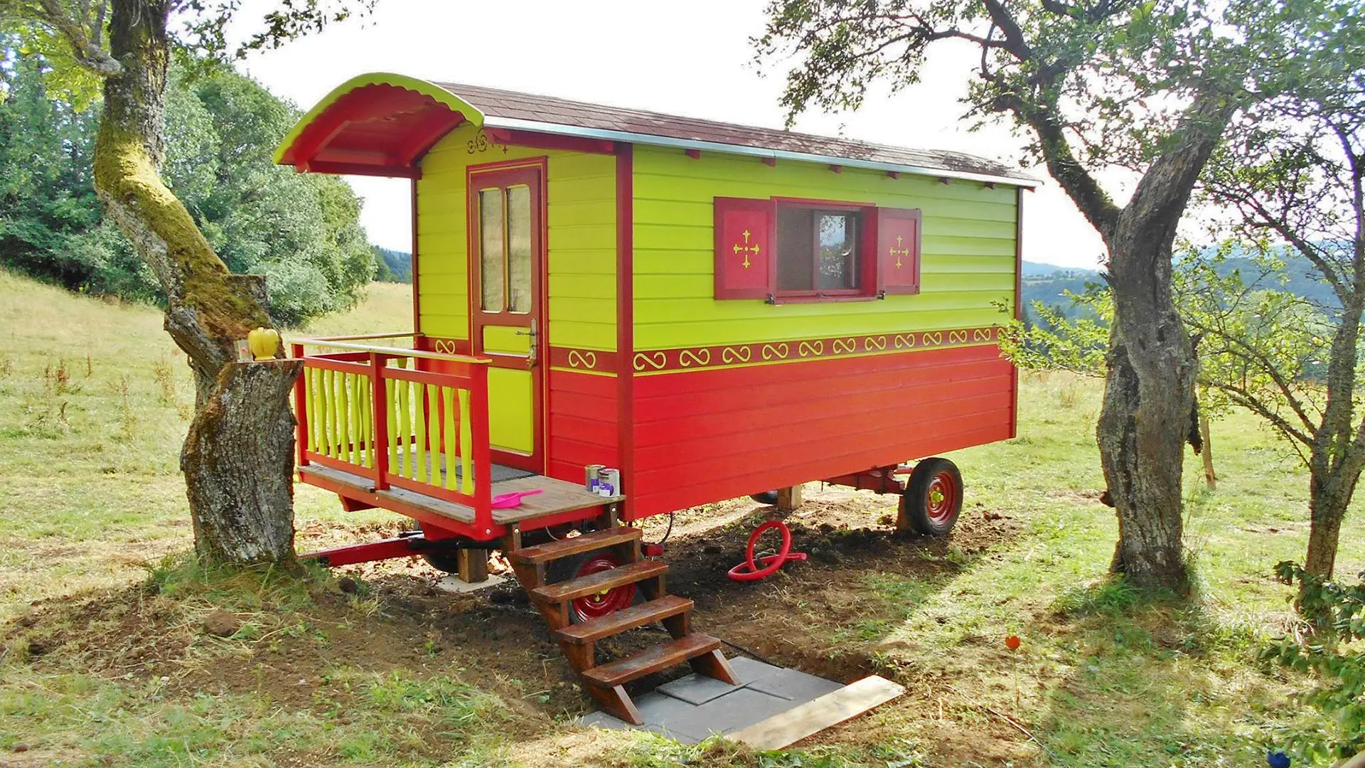 Roulottes de l'étang à Pierrecourt