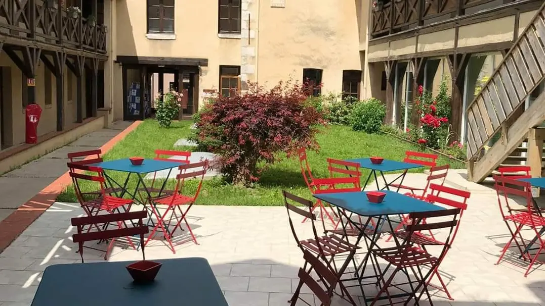 Terrasse Le Relais du Château - Saint-Fargeau