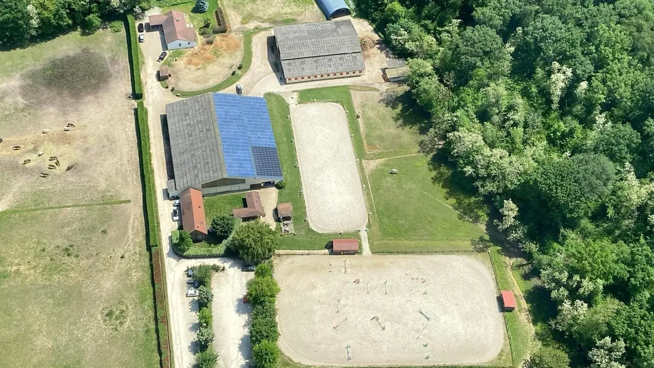 Le Manège de la Tuilerie vu du ciel