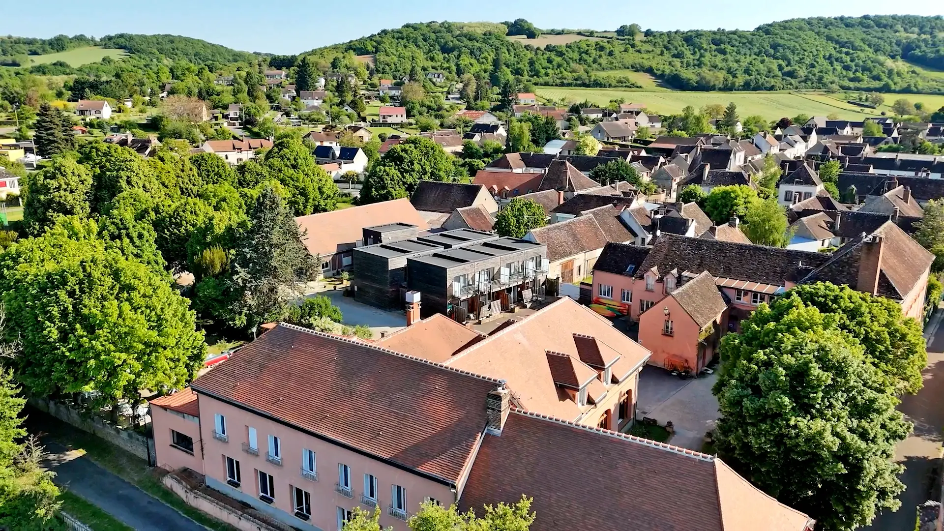 Vue aérienne village 1
