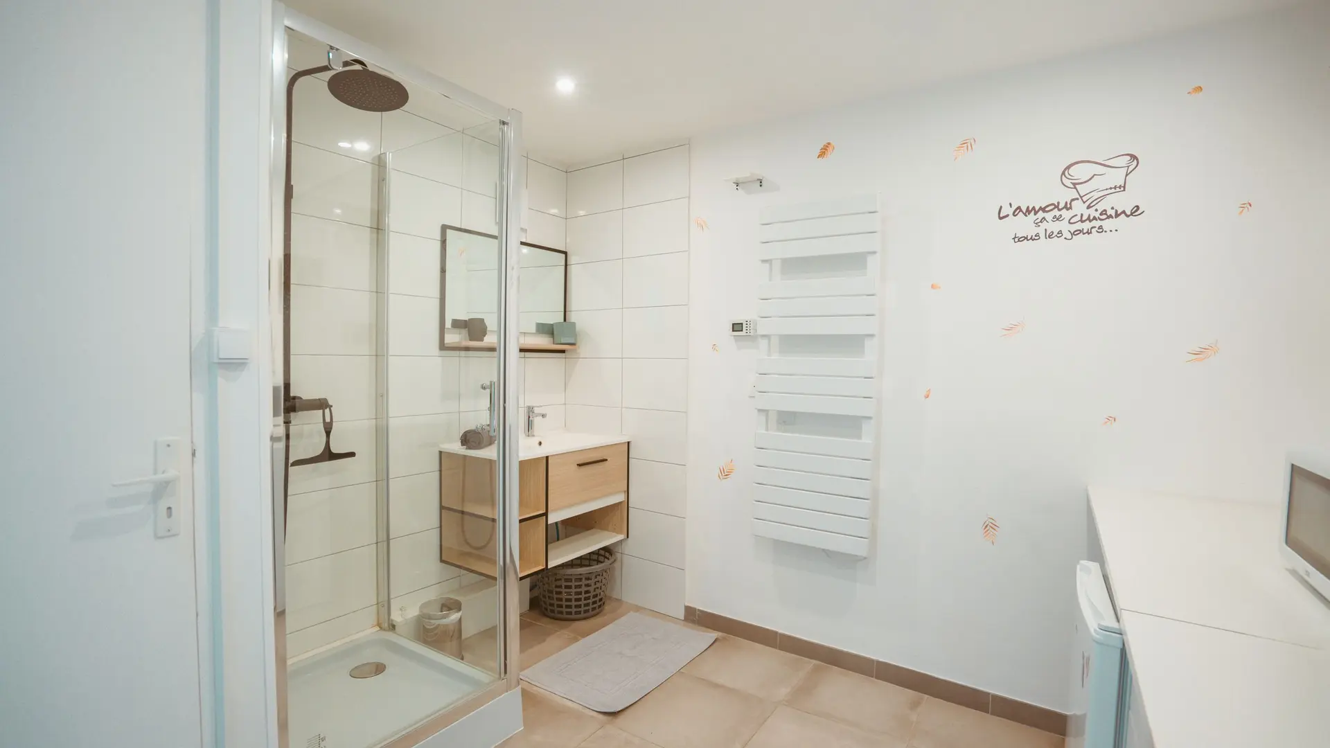 Coin salle de douche