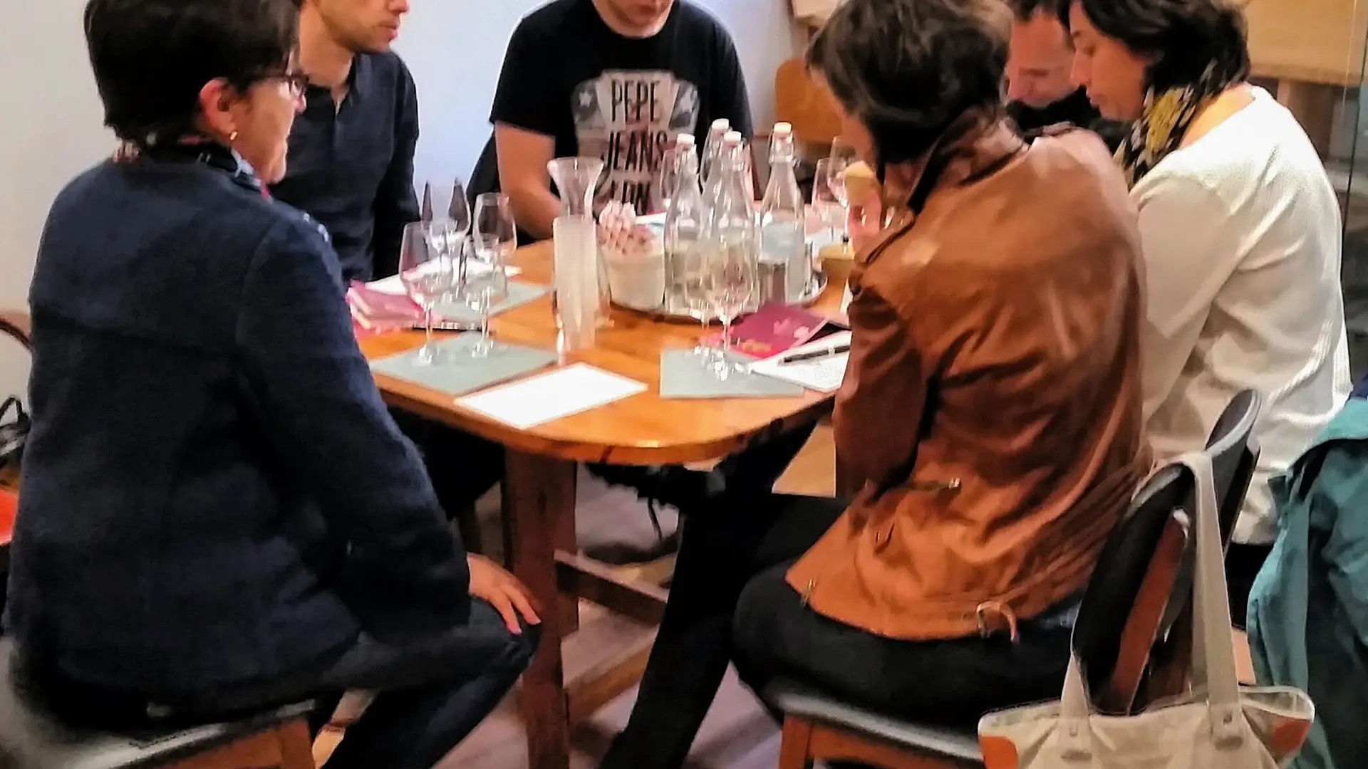 cours de dégustation, les saveurs