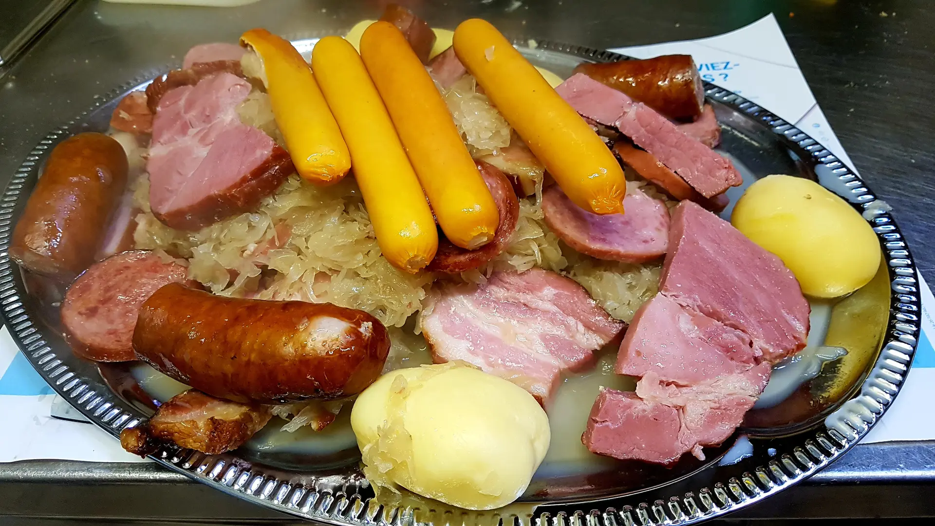 choucroute, plat du jour