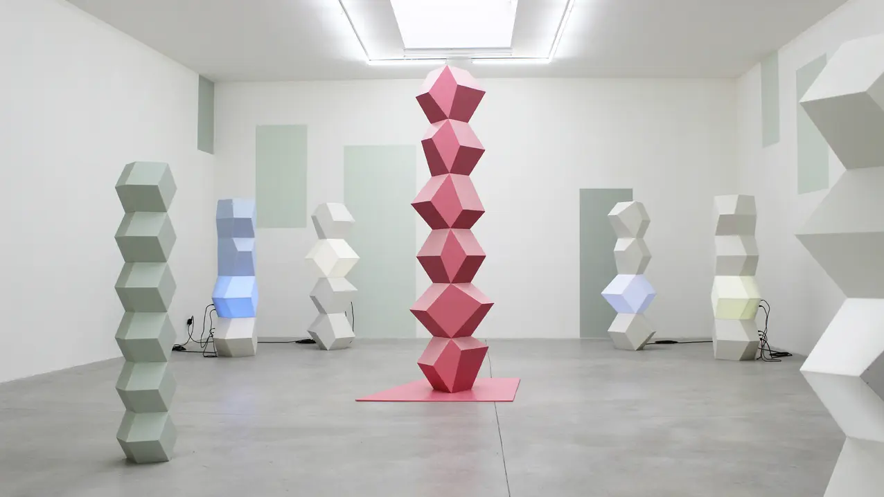 Vue de l'exposition d'Angela Bulloch