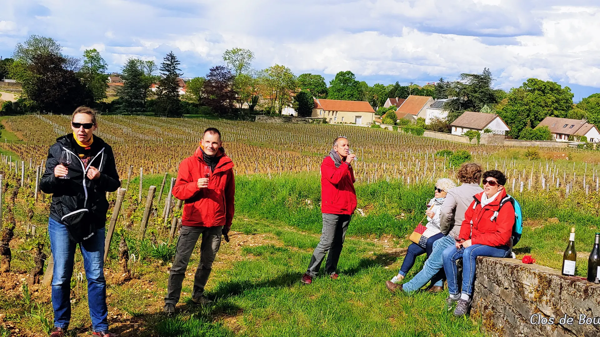 dégustation-dans-les vignes -Gevrey-Chambertin