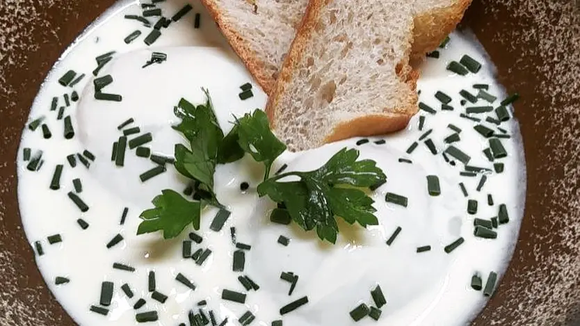 Oeuf parfait à la crème de Chaource - Le Marais