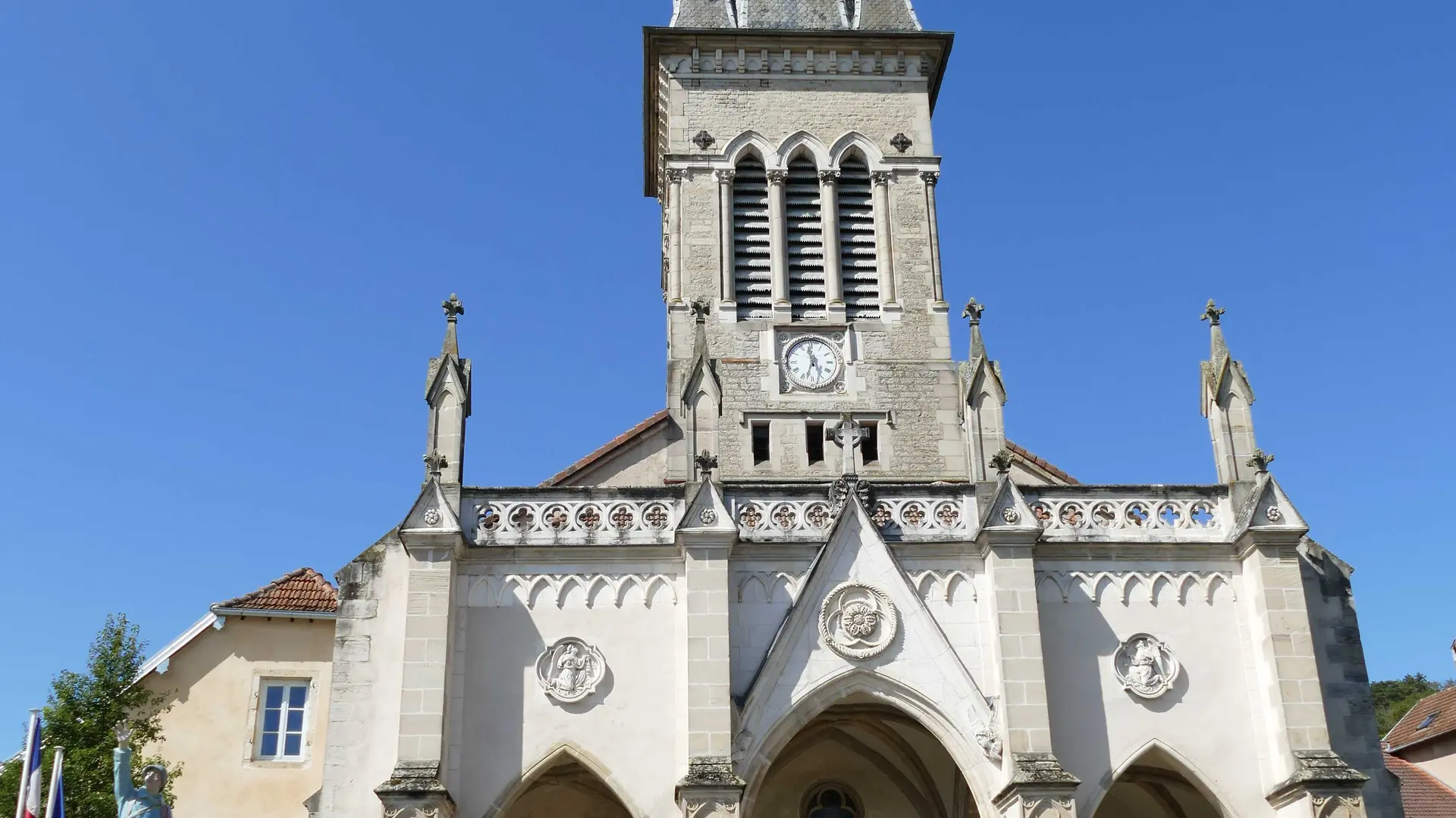 eglie colombier lors d'une visite
