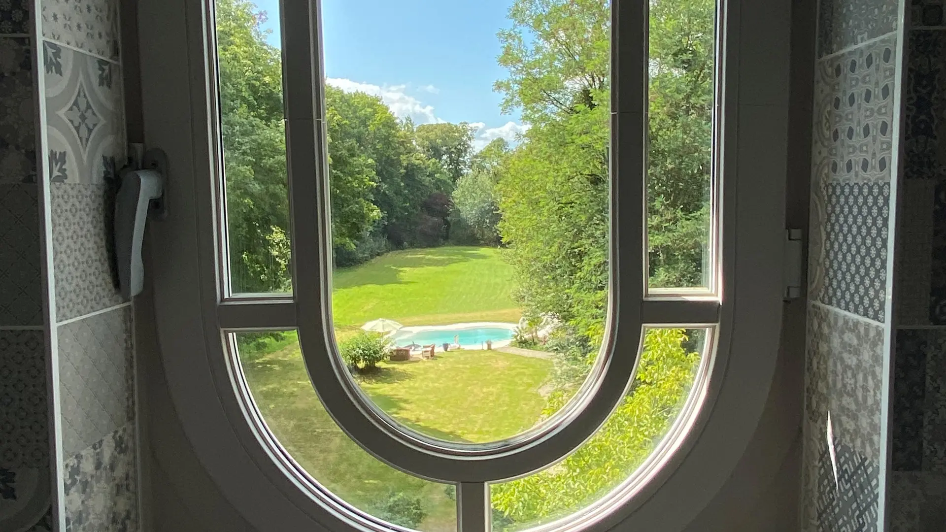 Vue depuis la salle de bain
