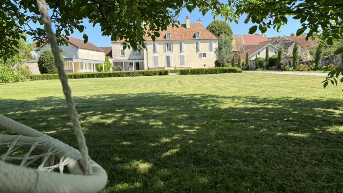 jardin et façade