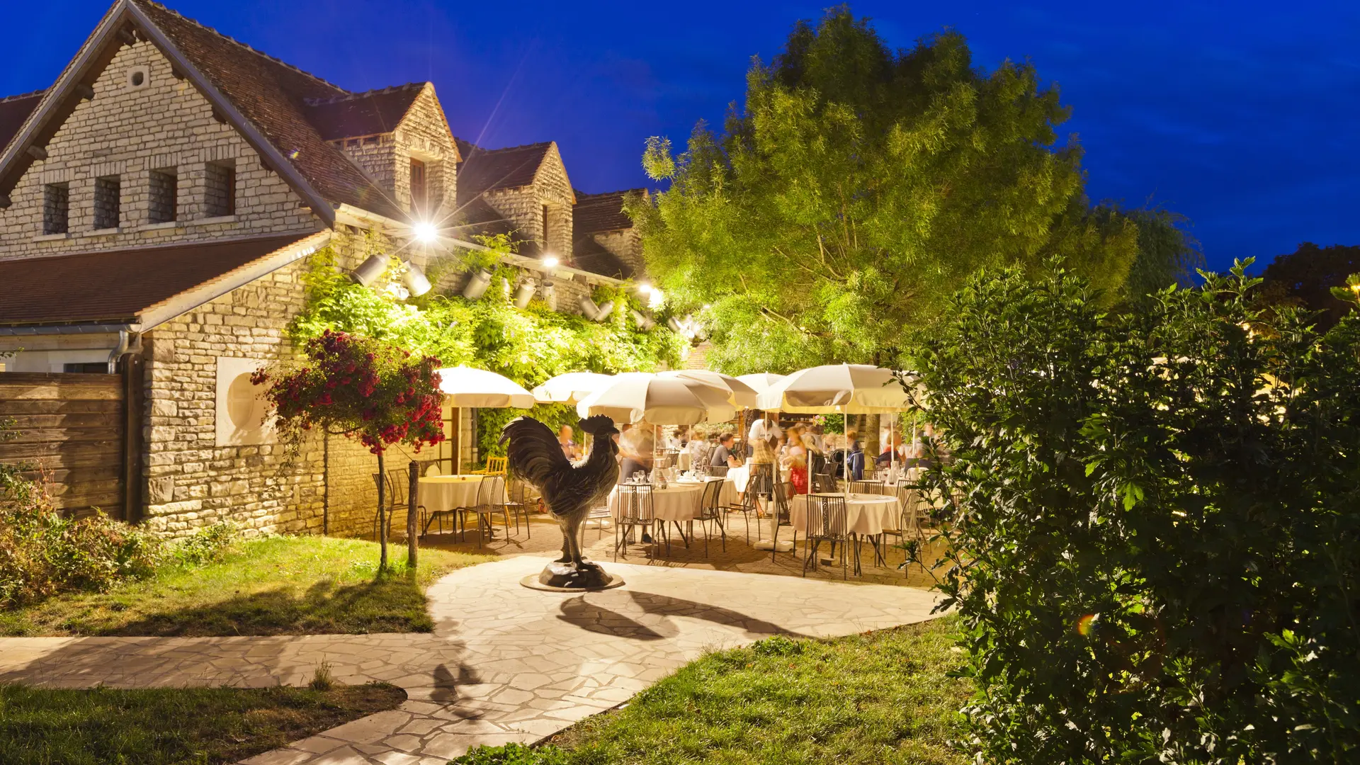 Auberge de la Beursaudière terrasse