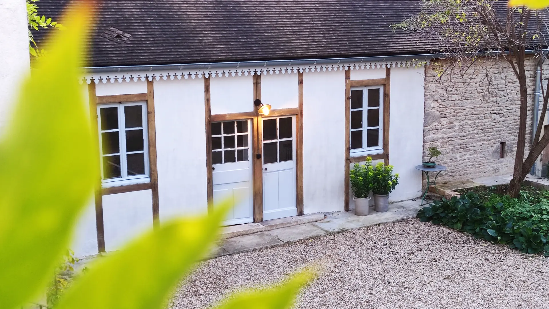 Longère salle de petit-déjeuner