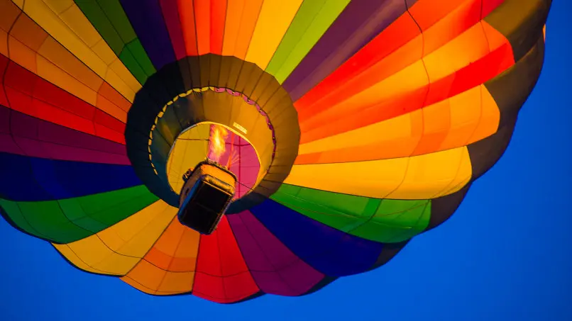 Dégustation en Montgolfiere