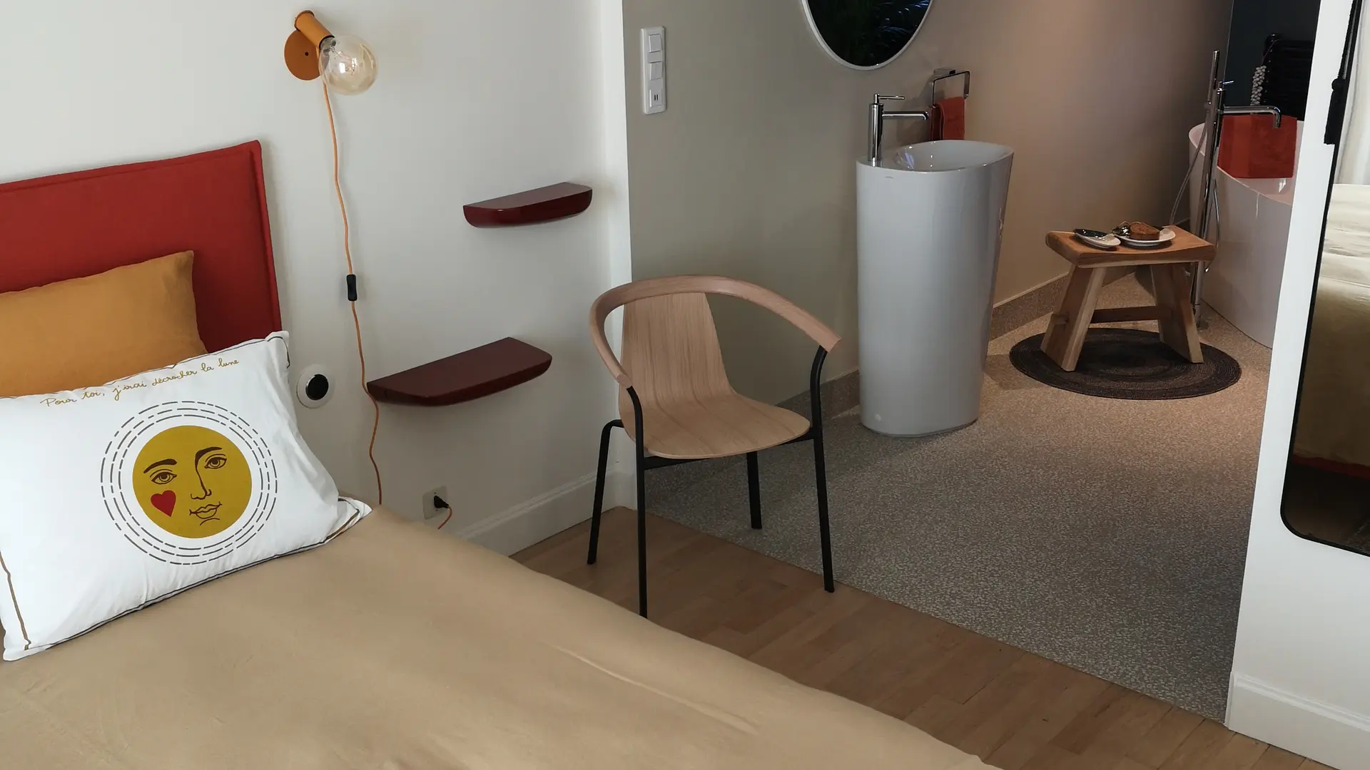 salle de bain  chambre  Belle de nuit