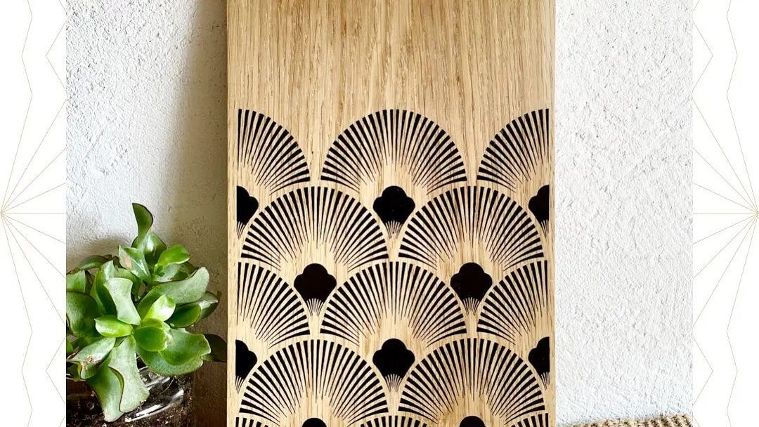 Planches à découper seigaiha ( d'autre motifs en stock )