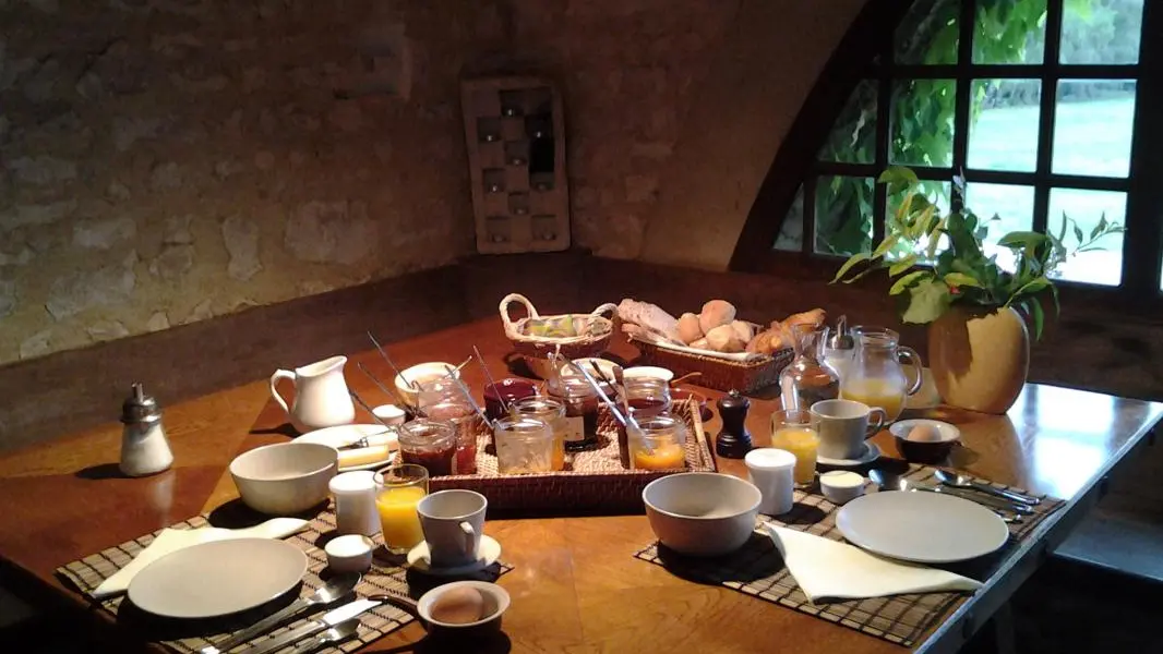 Petit déjeuner sous l'arc en ciel