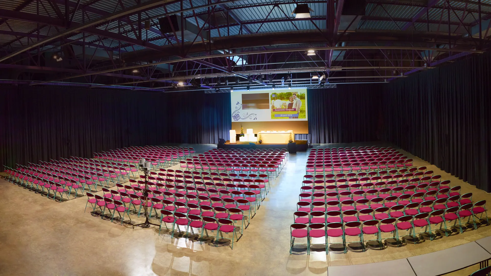 Réunion hall d'exposition