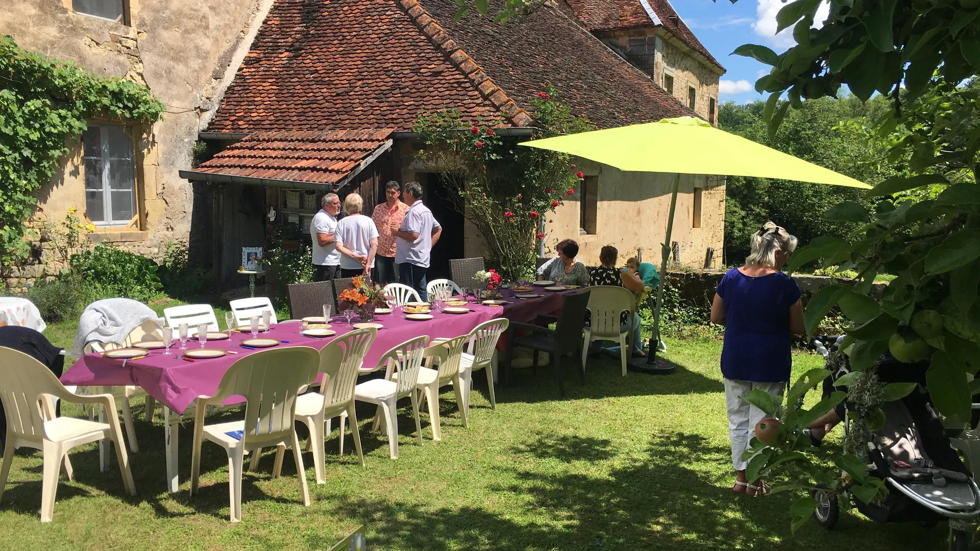 Jardin - gîte de Cherlieu