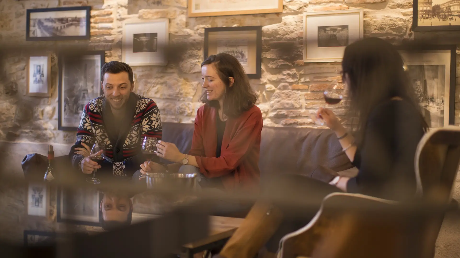 Une dégustation entre amis