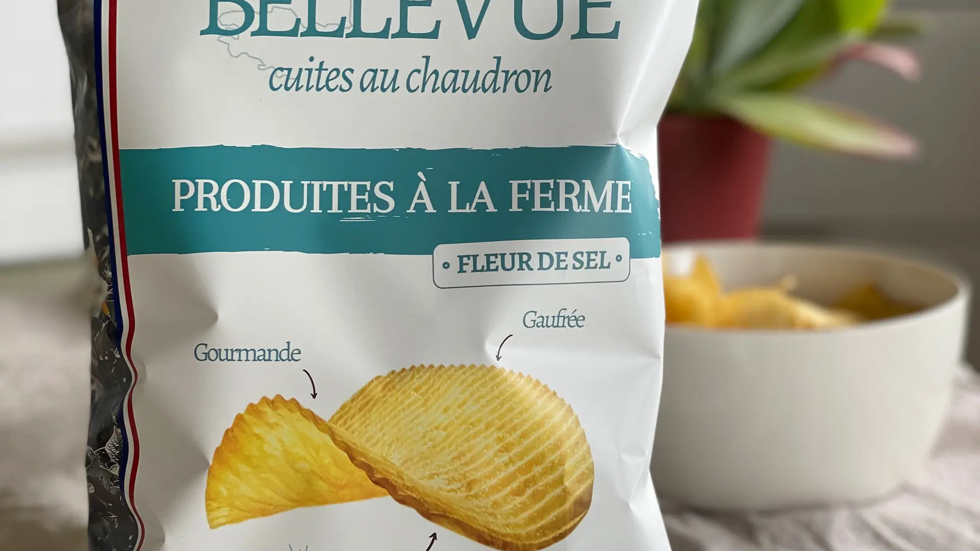 Chips Opale - ondulées à la fleur de sel