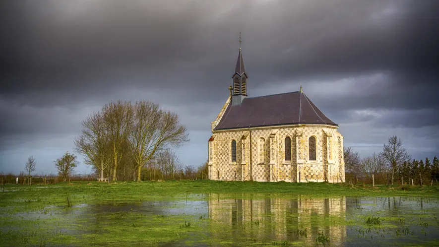 SAINT-VALERY-SUR-SOMME Au soleil levant