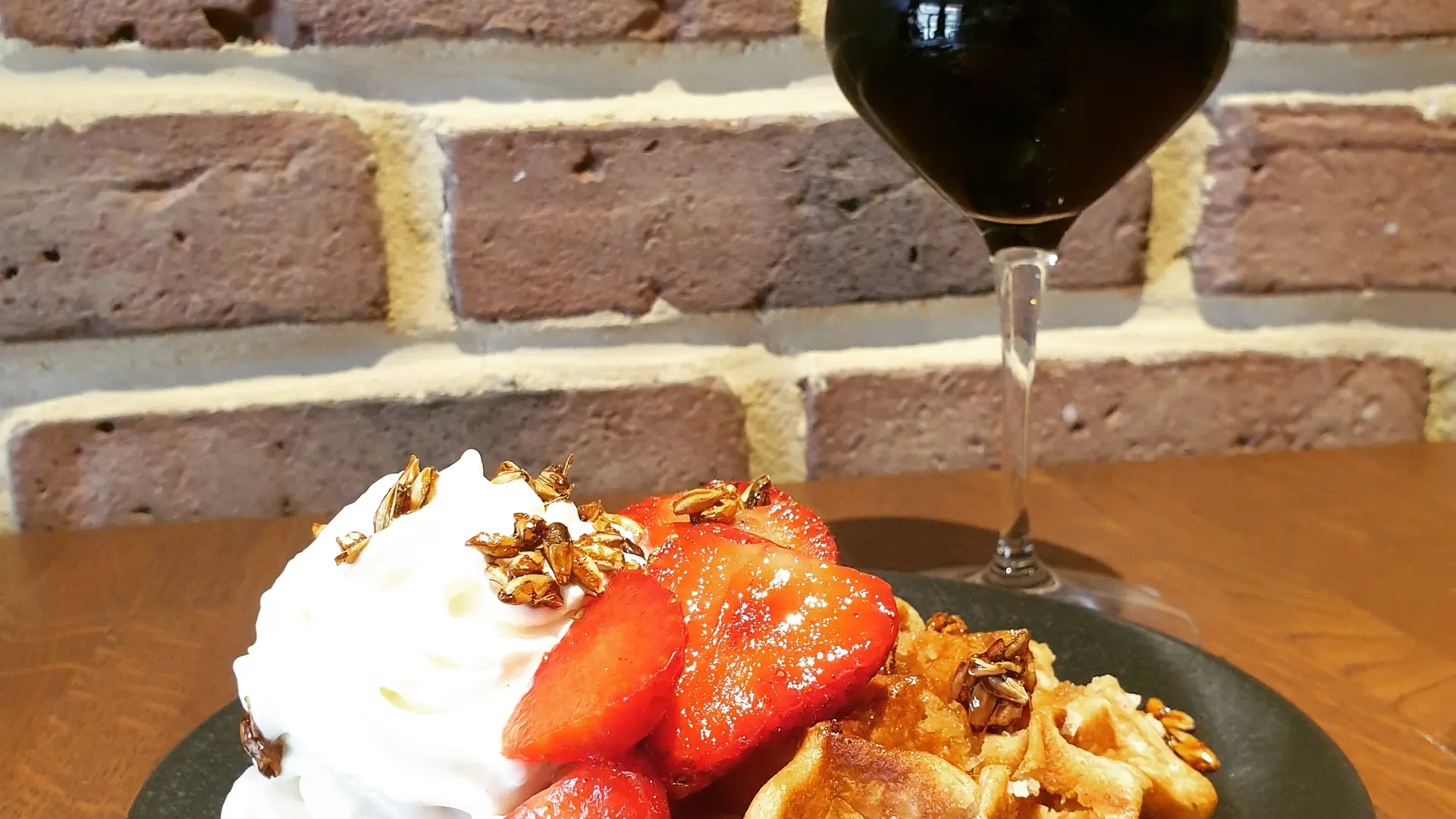 Gaufre liégoise au levain et à la bière