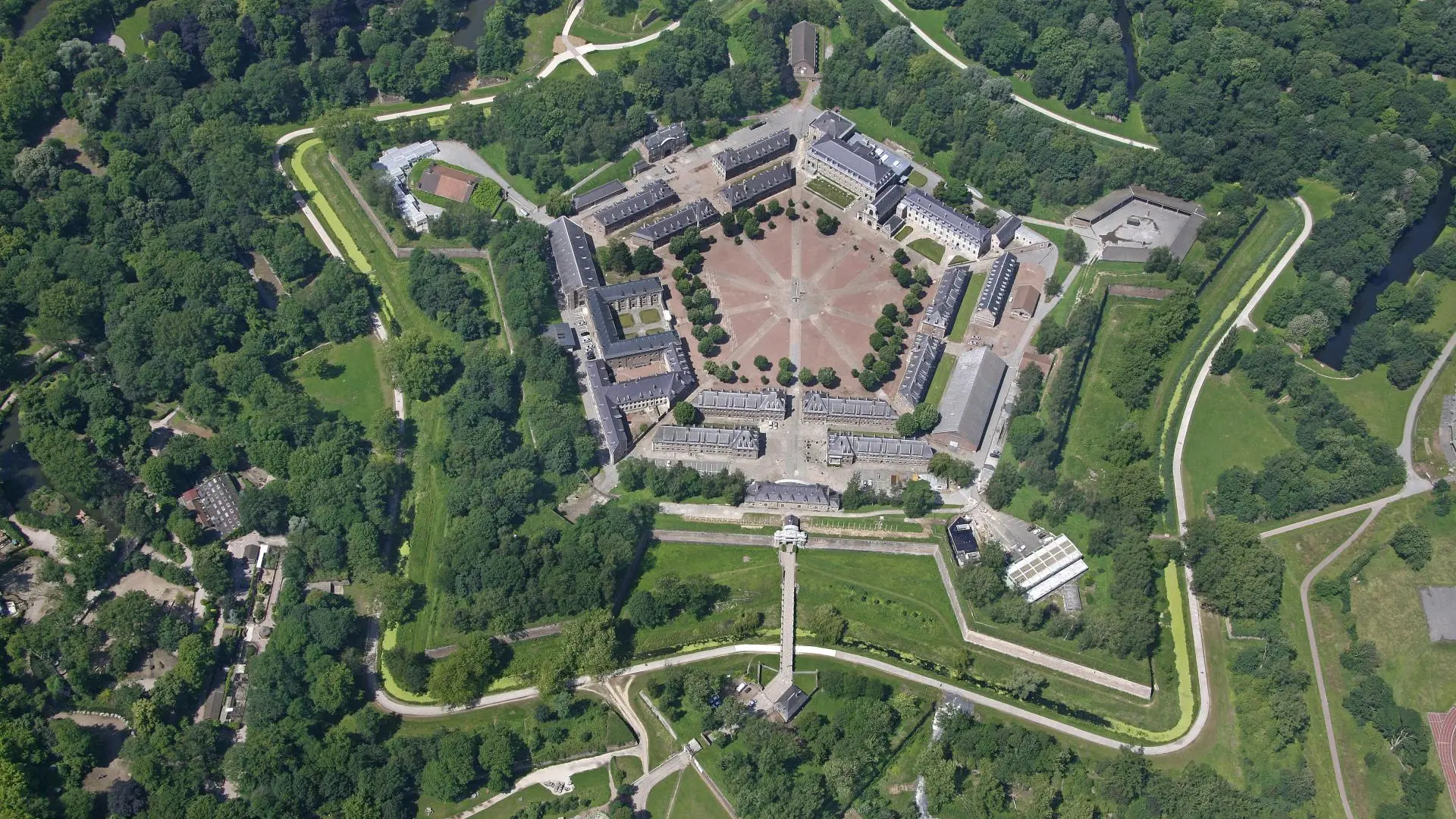 CITADELLE DE LILLE - Vue du ciel