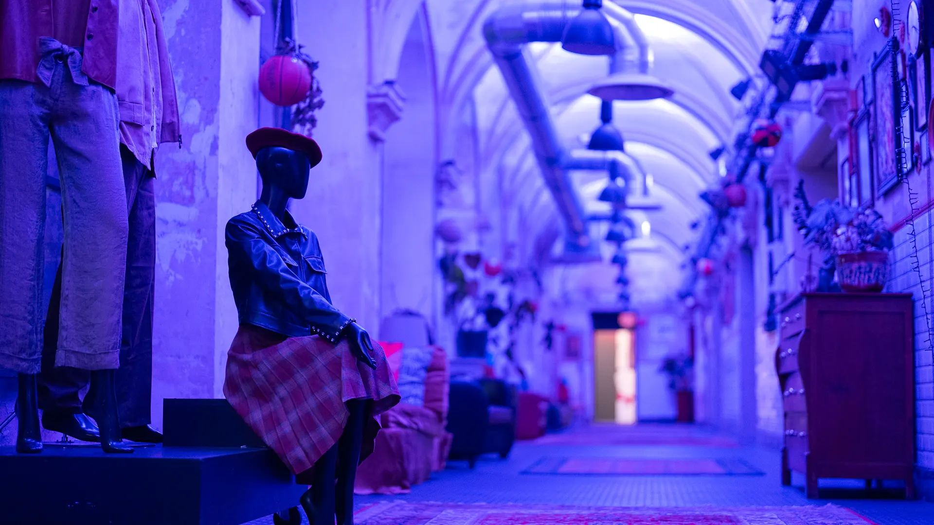 Le couvent Roubaix en soirée