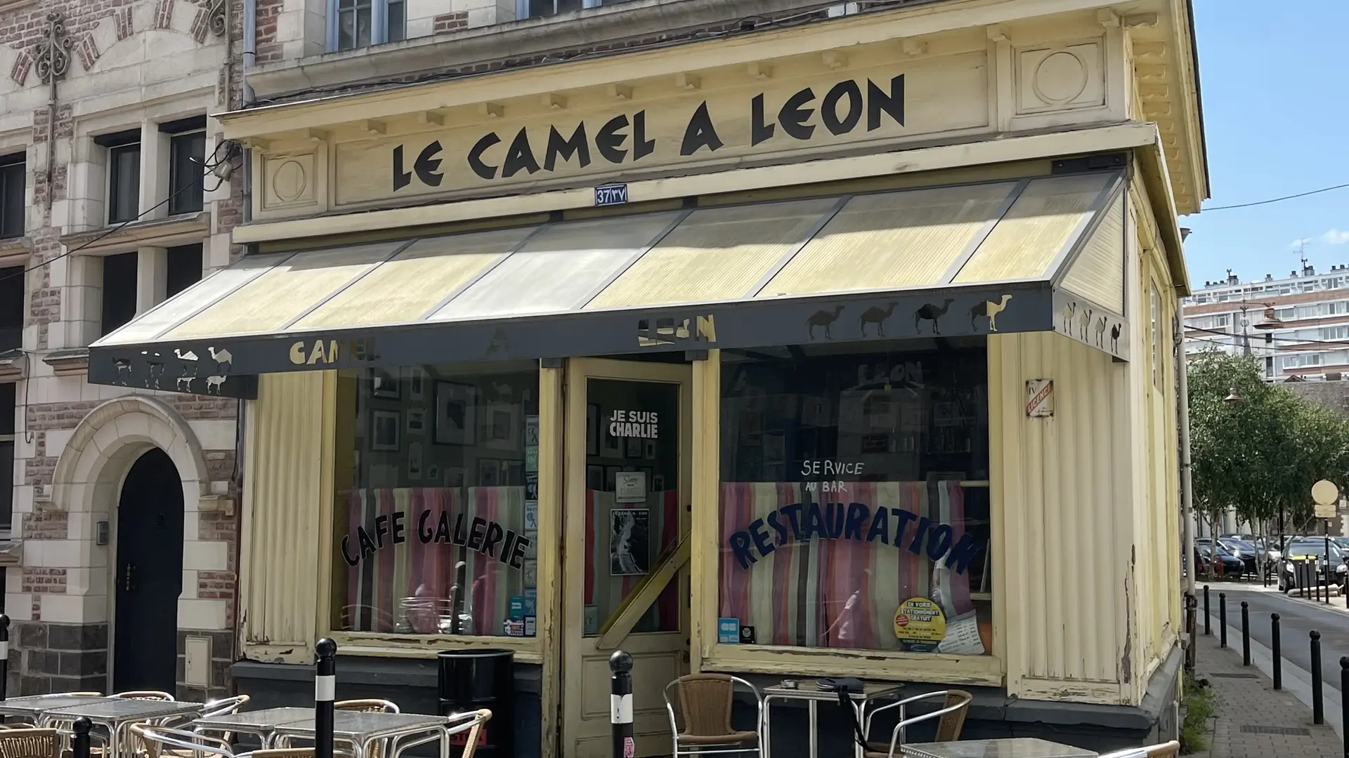 facade camel leon restaurant valenciennes bar café galerie