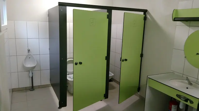 Un bloc sanitaire récent