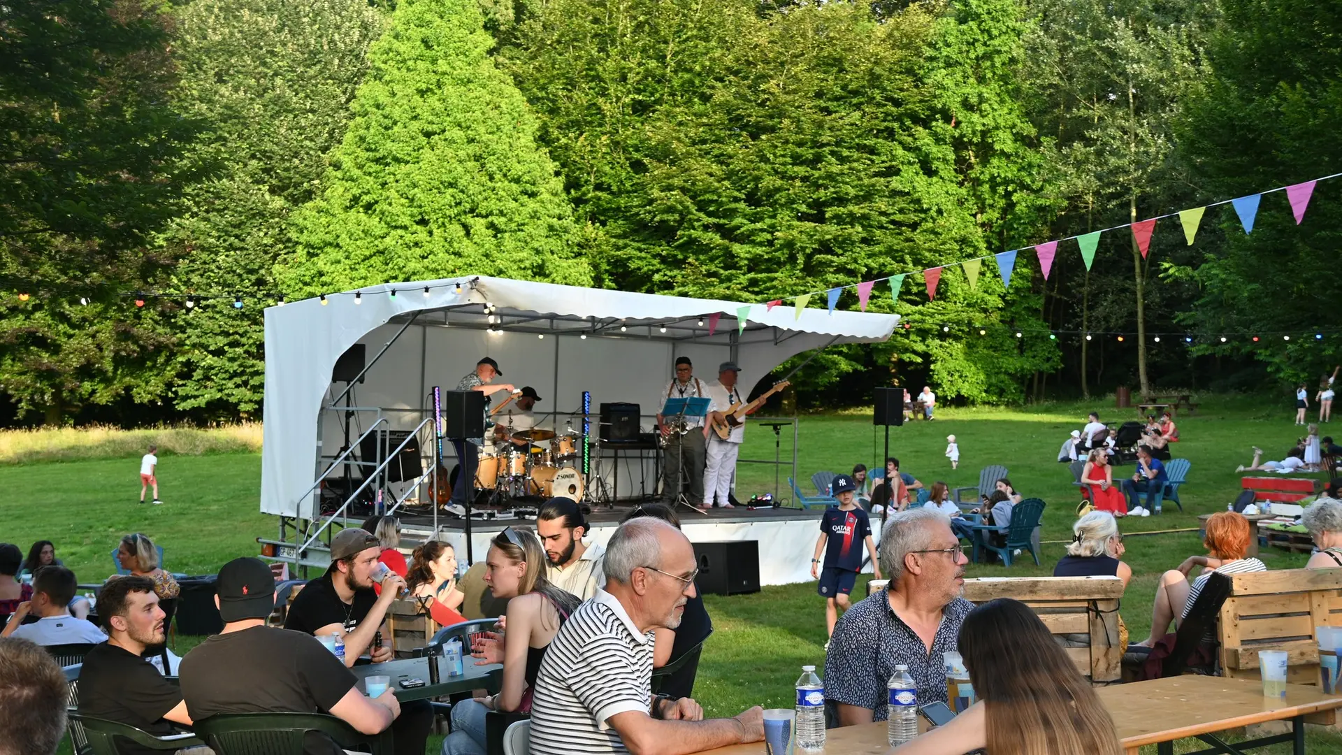 terrasse et concert