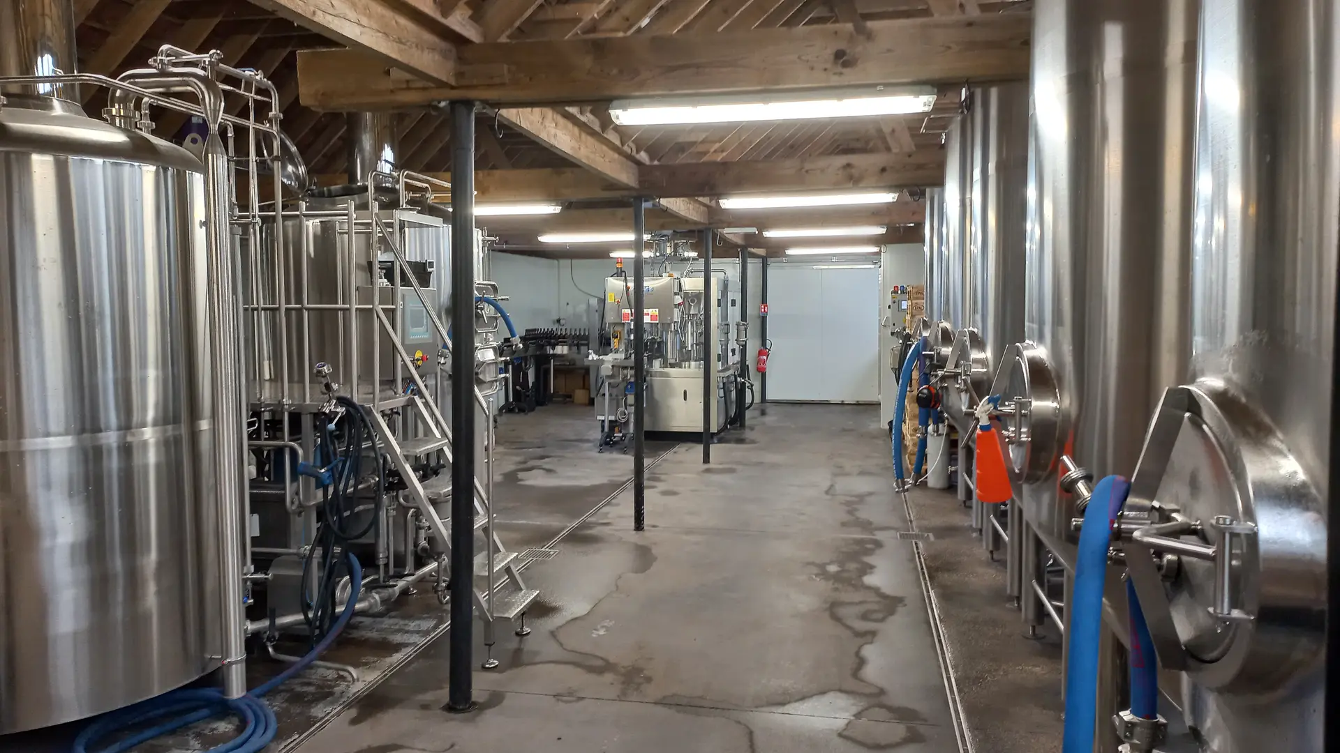 vue de l'intérieur de la brasserie