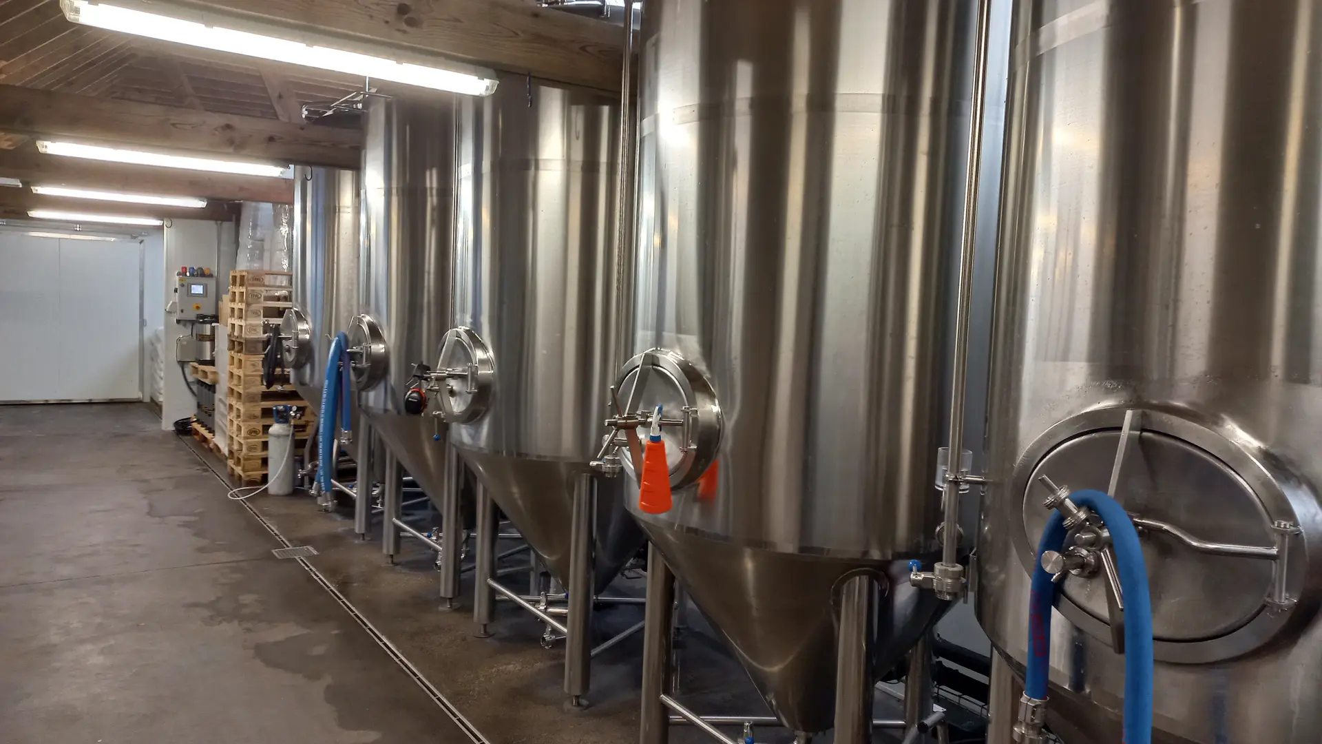 vue de l'intérieur de la brasserie