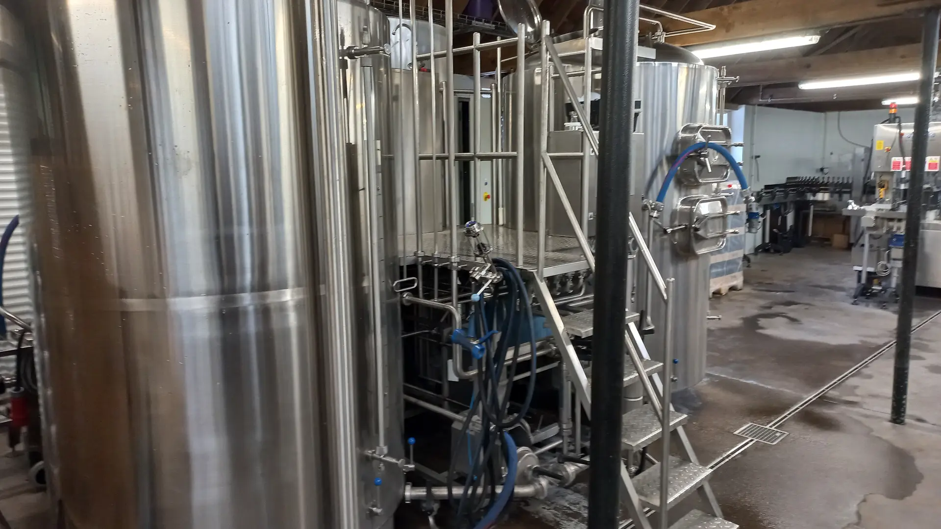 vue des ateliers de la brasserie