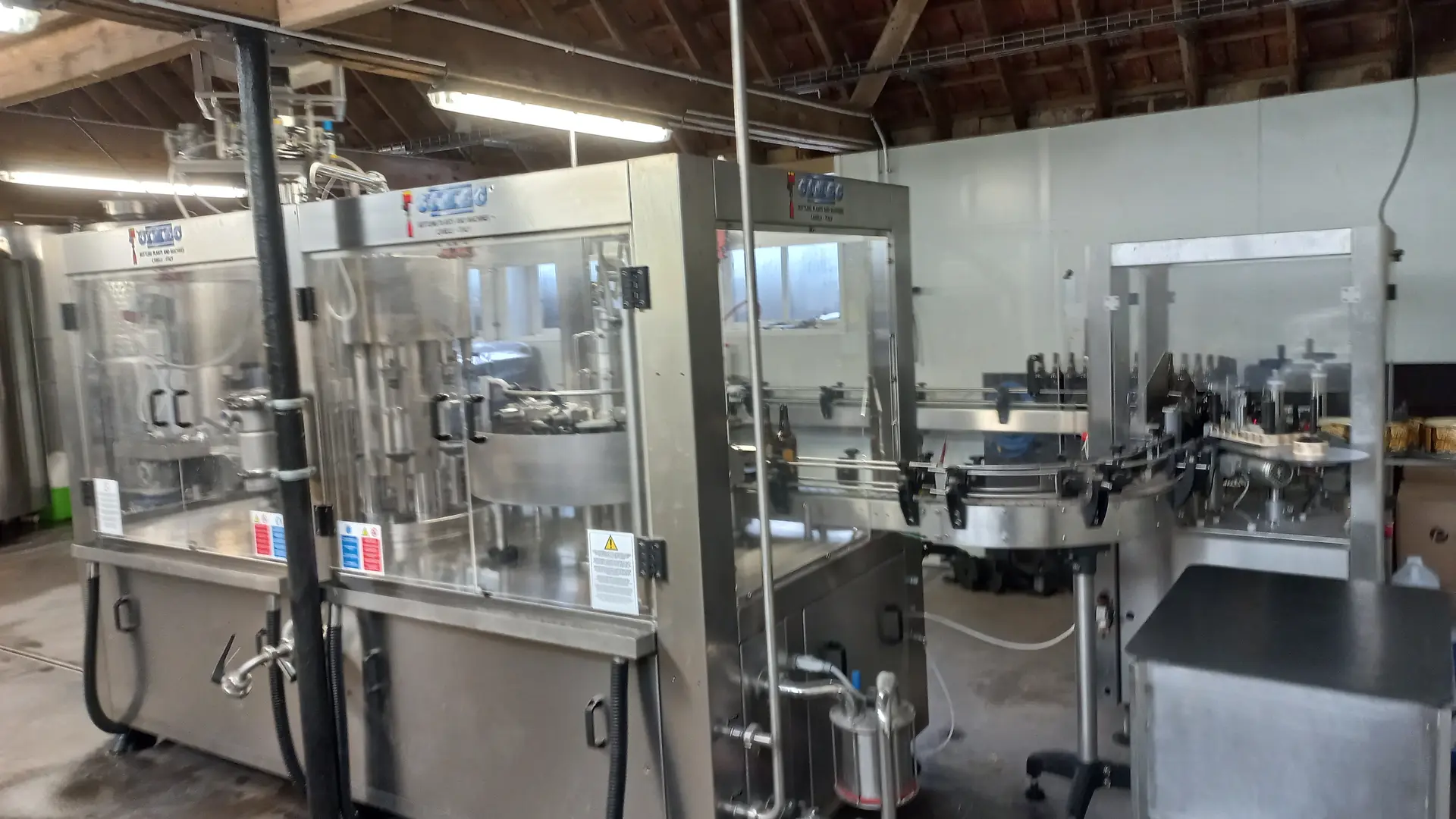 vue de l'intérieur de la brasserie