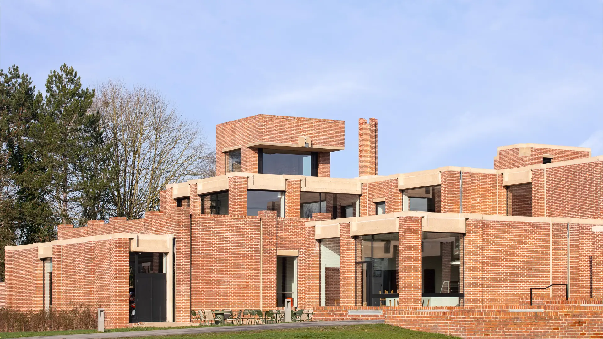 Vue du LaM - Lille Métropole Musée d'art moderne, d'art contemporain, d'art brut