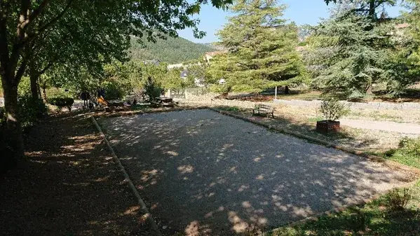 Boulodrome de l'aire de pique-nique de La Cresse