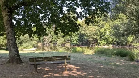 Aire de repos du Foirail à Espalion
