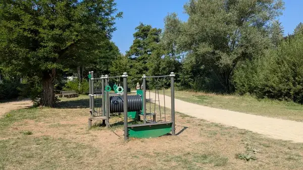 Aire de repos du Foirail à Espalion