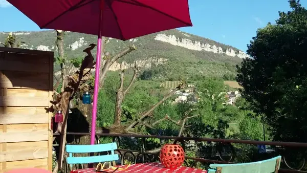 Terrasse avec vue