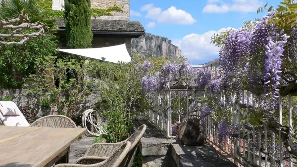 notre jardin avec vue panoramique