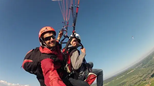 Vol biplace parapente en après-midi