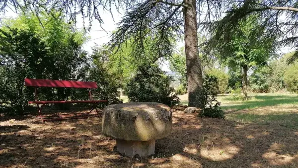 Autre lieu calme du parc pour s'isoler