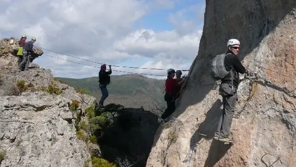 Via Ferrata de Liaucous - Entrée des Gorges du Tarn