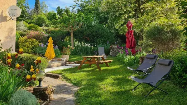 Espace extérieur réservé aux vacanciers