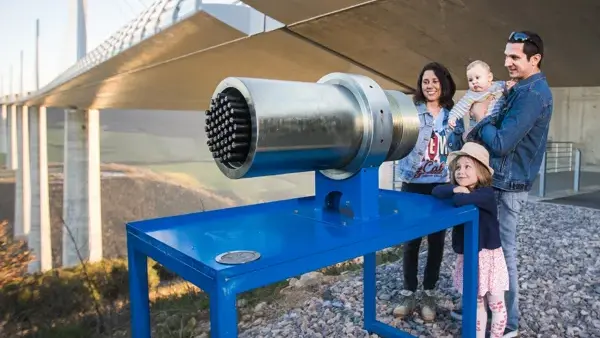 Viaduc de Millau, le Sentier des Explorateurs